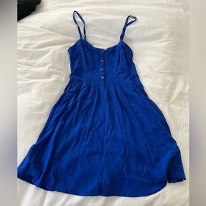 Express royal blue dress